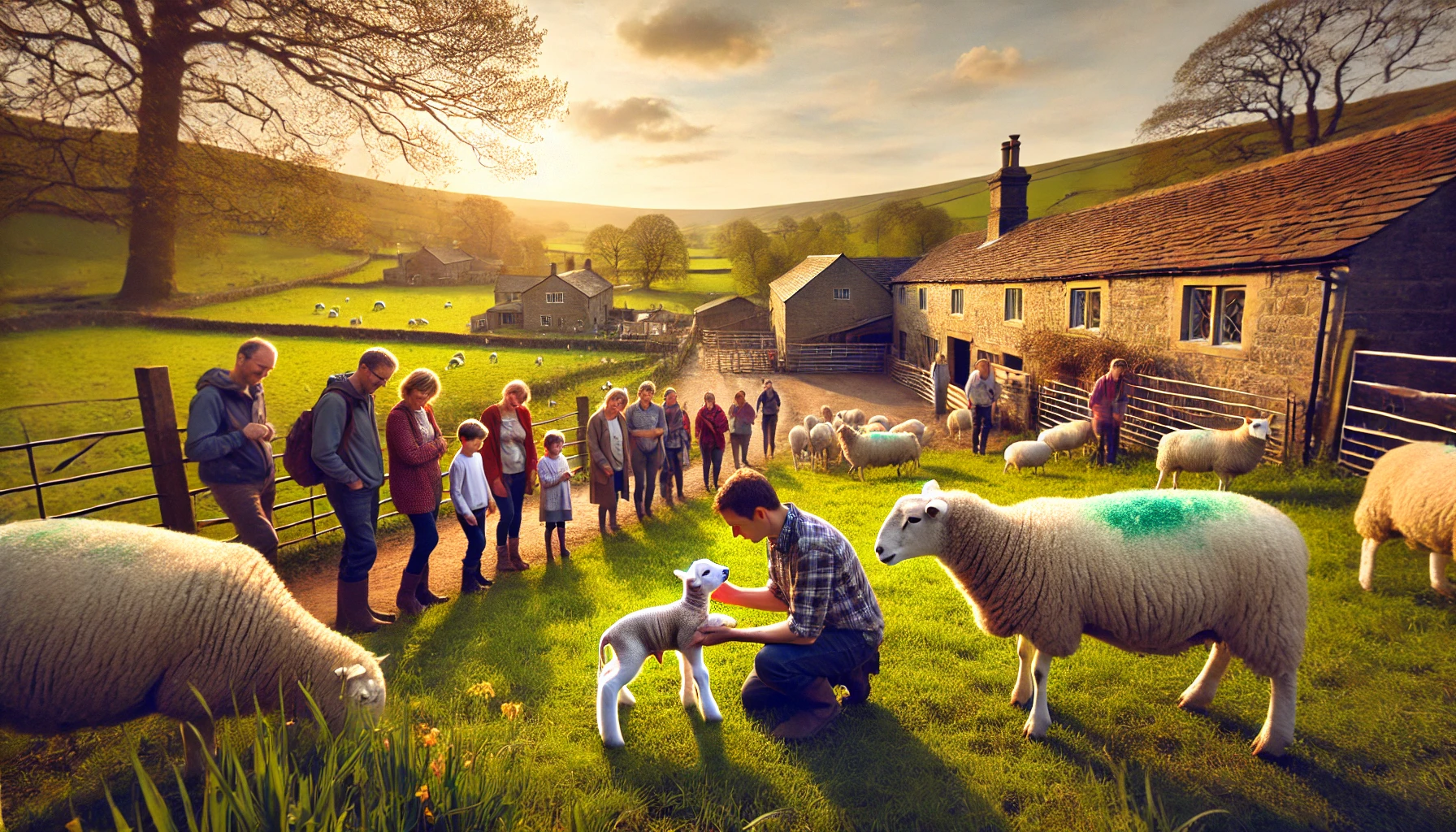 Lambing-Themed Holidays Gain Popularity Among Urban Tourists