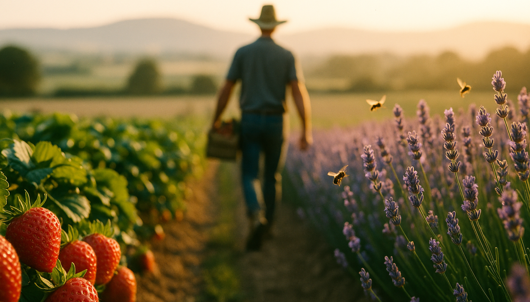 Bumper Strawberry & Lavender Seasons: Sunshine-Fuelled Success Across UK Farms