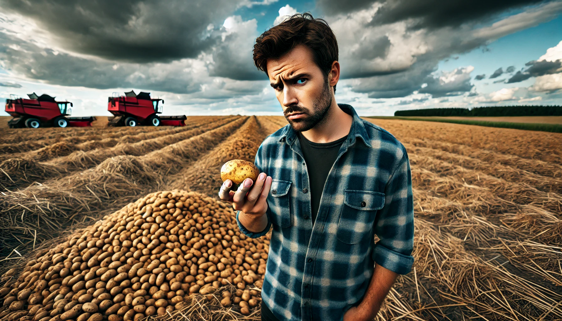 UK Potato Harvest 2024: A Stormy Season and Its Impact on Supply, Prices, and the Future of Potato Farming