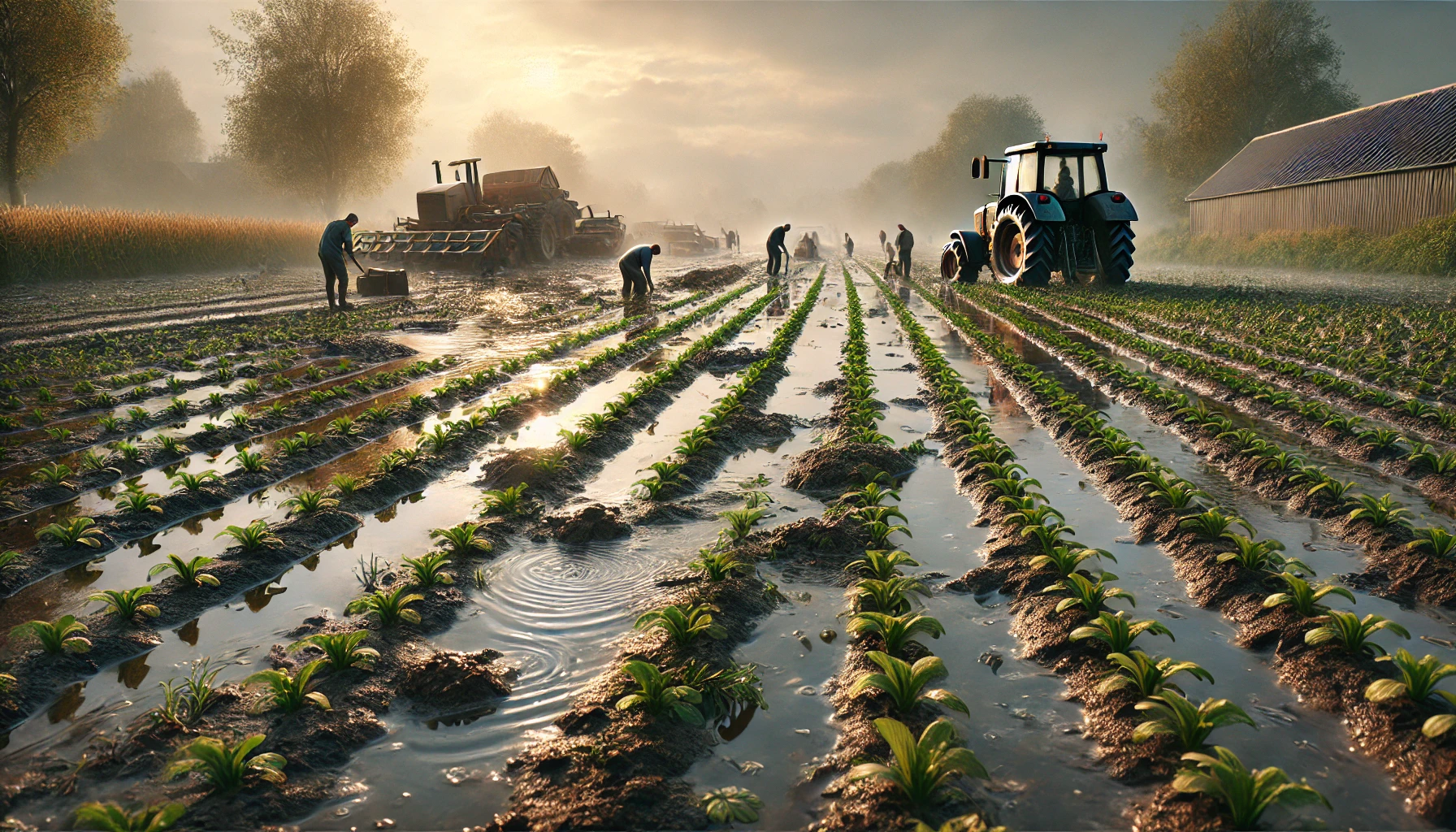 Wet Weather Causes Significant Financial Losses for UK Farmers